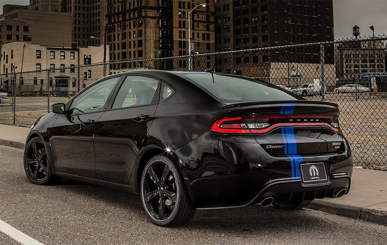 PAINTED FACTORY STYLE SPOILER fits the 2013 2014 2015 2016 2017 DODGE DART